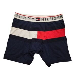 Tommy Hilfiger Single Boxer Tag less Cotton Color block Size Small